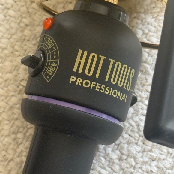 Hot Tools Spring Hair Curling Iron 24K Gold 2 Inch - Picture 8 of 8